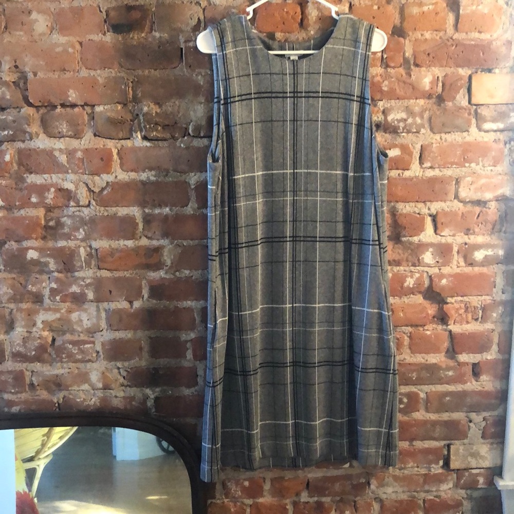 J. Jill Plaid Ponte Dress